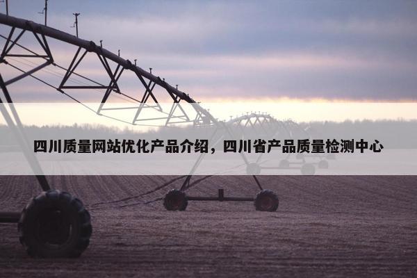 四川质量网站优化产品介绍，四川省产品质量检测中心