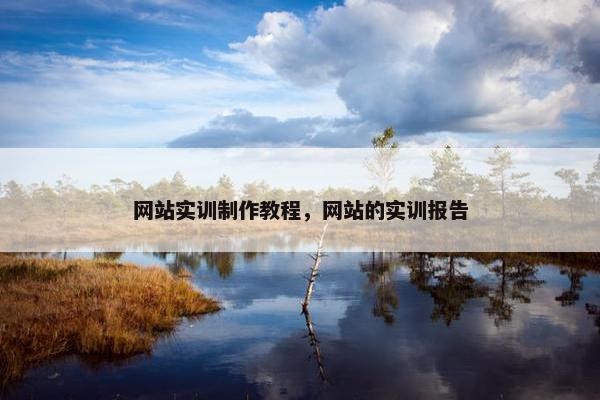 网站实训制作教程，网站的实训报告