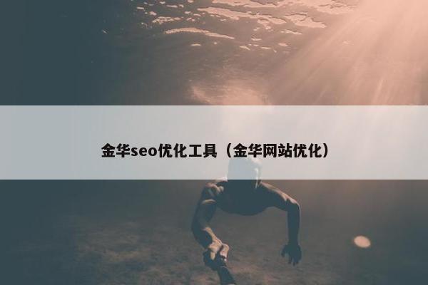 金华seo优化工具（金华网站优化）