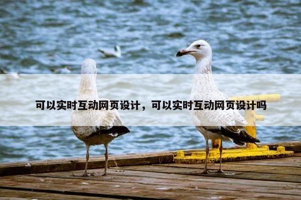 可以实时互动网页设计，可以实时互动网页设计吗