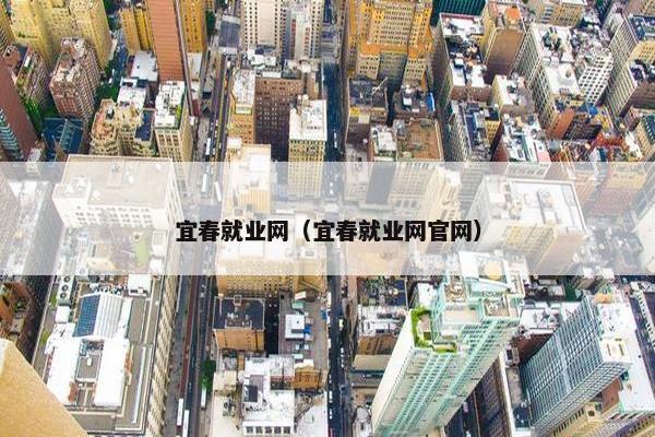 宜春就业网（宜春就业网官网）