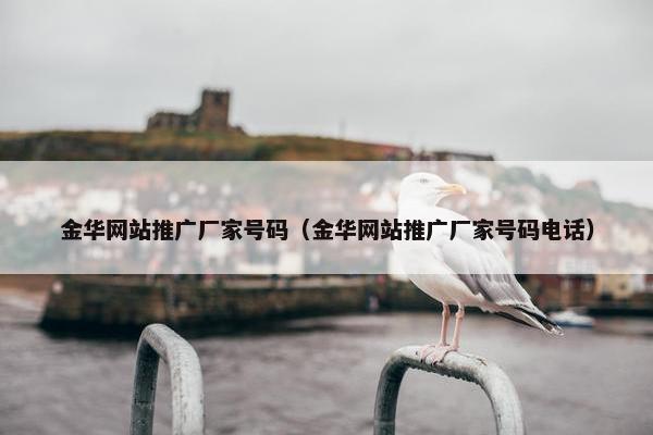 金华网站推广厂家号码（金华网站推广厂家号码电话）