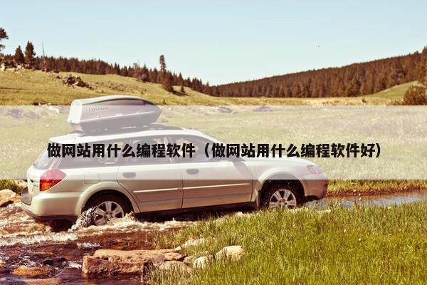 做网站用什么编程软件（做网站用什么编程软件好）