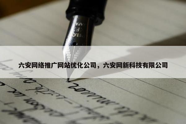 六安网络推广网站优化公司，六安网新科技有限公司