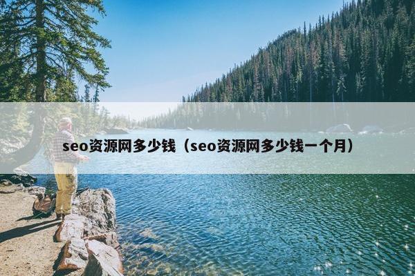seo资源网多少钱（seo资源网多少钱一个月）