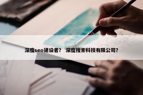 深度seo建设者？ 深度搜索科技有限公司？