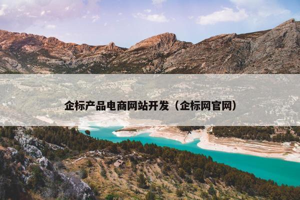 企标产品电商网站开发（企标网官网）