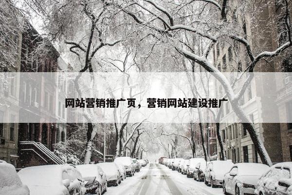网站营销推广页，营销网站建设推广