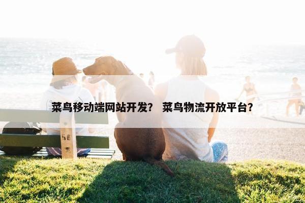 菜鸟移动端网站开发？ 菜鸟物流开放平台？