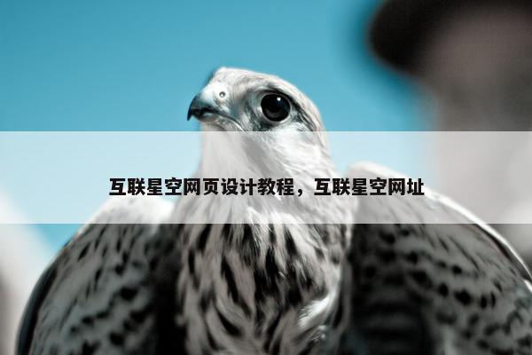 互联星空网页设计教程，互联星空网址