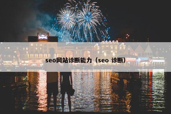 seo网站诊断能力（seo 诊断）