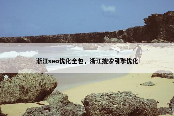 浙江seo优化全包，浙江搜索引擎优化