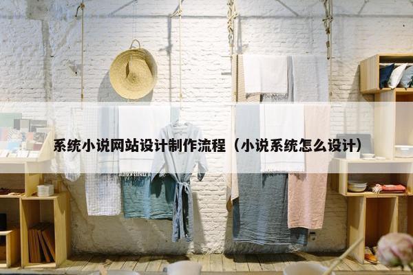 系统小说网站设计制作流程（小说系统怎么设计）