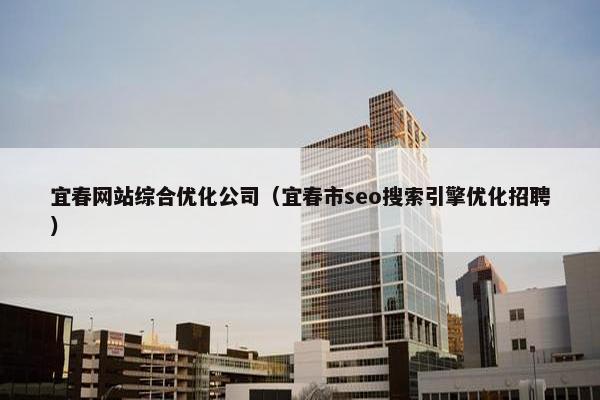 宜春网站综合优化公司（宜春市seo搜索引擎优化招聘）