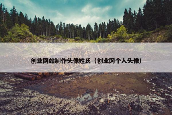 创业网站制作头像姓氏（创业网个人头像）