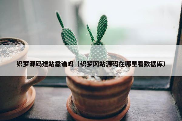 织梦源码建站靠谱吗（织梦网站源码在哪里看数据库）