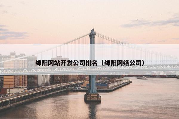 绵阳网站开发公司排名（绵阳网络公司）