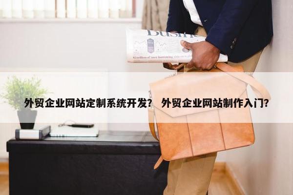 外贸企业网站定制系统开发？ 外贸企业网站制作入门？