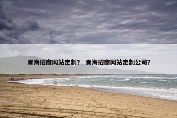 青海招商网站定制？ 青海招商网站定制公司？