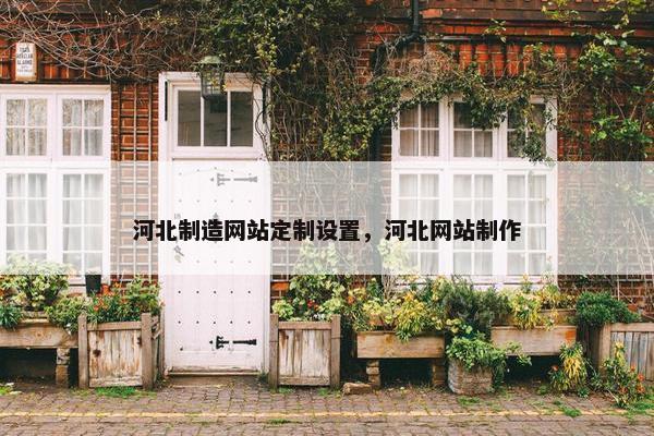 河北制造网站定制设置，河北网站制作