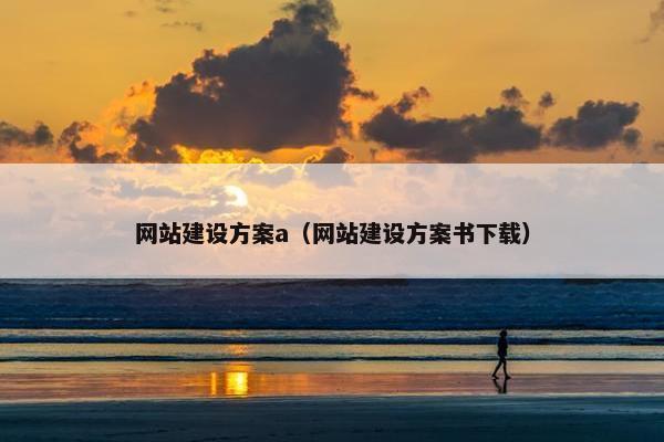 网站建设方案a（网站建设方案书下载）