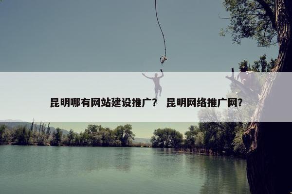 昆明哪有网站建设推广？ 昆明网络推广网？
