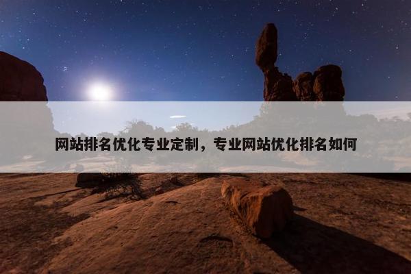 网站排名优化专业定制，专业网站优化排名如何