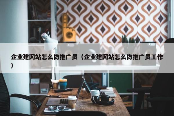 企业建网站怎么做推广员（企业建网站怎么做推广员工作）