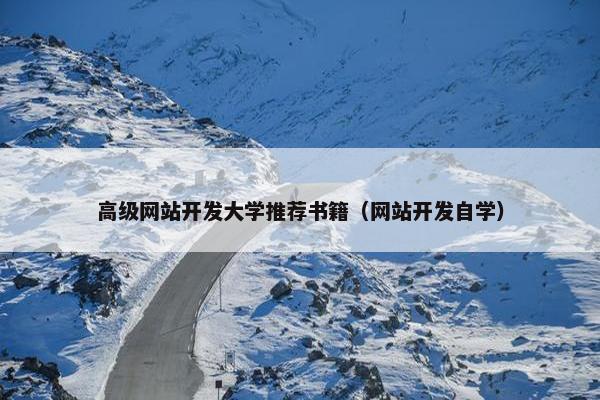 高级网站开发大学推荐书籍（网站开发自学）