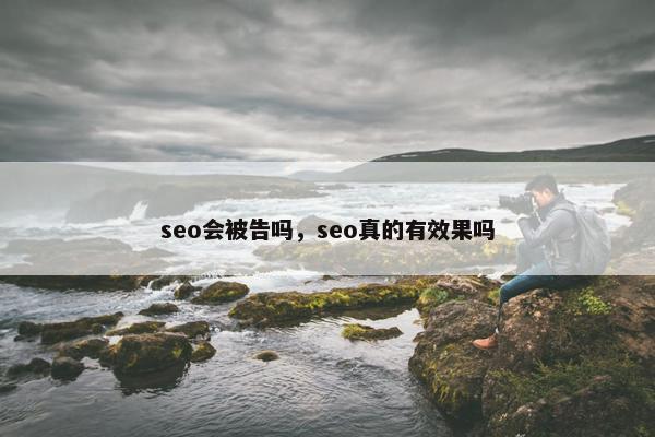 seo会被告吗，seo真的有效果吗
