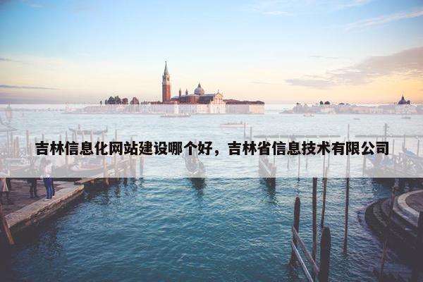 吉林信息化网站建设哪个好，吉林省信息技术有限公司