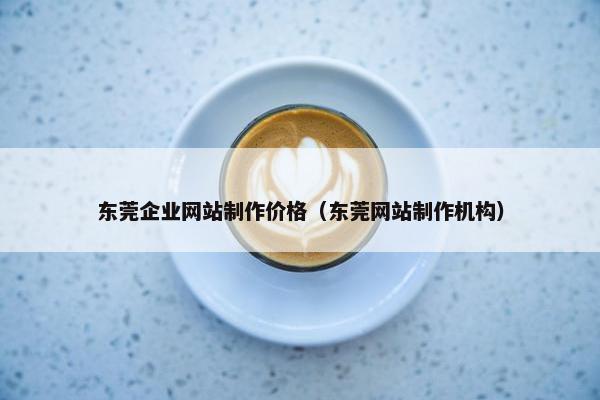 东莞企业网站制作价格（东莞网站制作机构）