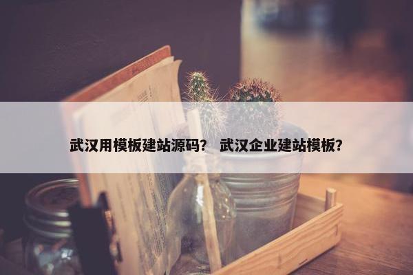 武汉用模板建站源码？ 武汉企业建站模板？