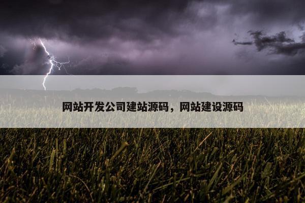 网站开发公司建站源码，网站建设源码