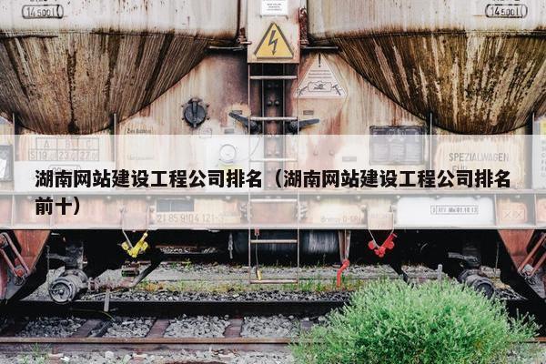 湖南网站建设工程公司排名（湖南网站建设工程公司排名前十）