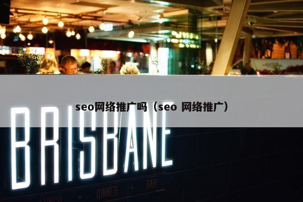 seo网络推广吗（seo 网络推广）