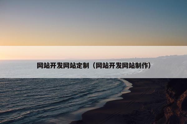 网站开发网站定制（网站开发网站制作）
