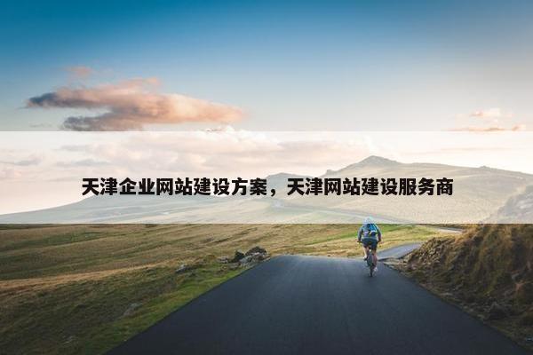 天津企业网站建设方案，天津网站建设服务商