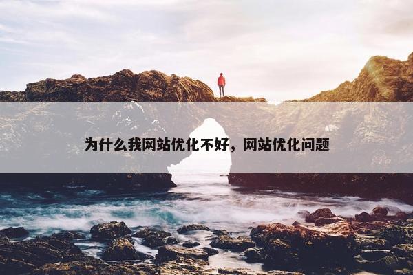 为什么我网站优化不好，网站优化问题